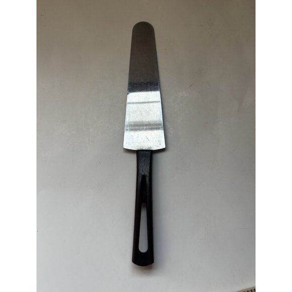 Stanhome Stainless Black Bakelite Spatula Pie Cake Server VTG - Picture 4 of 6